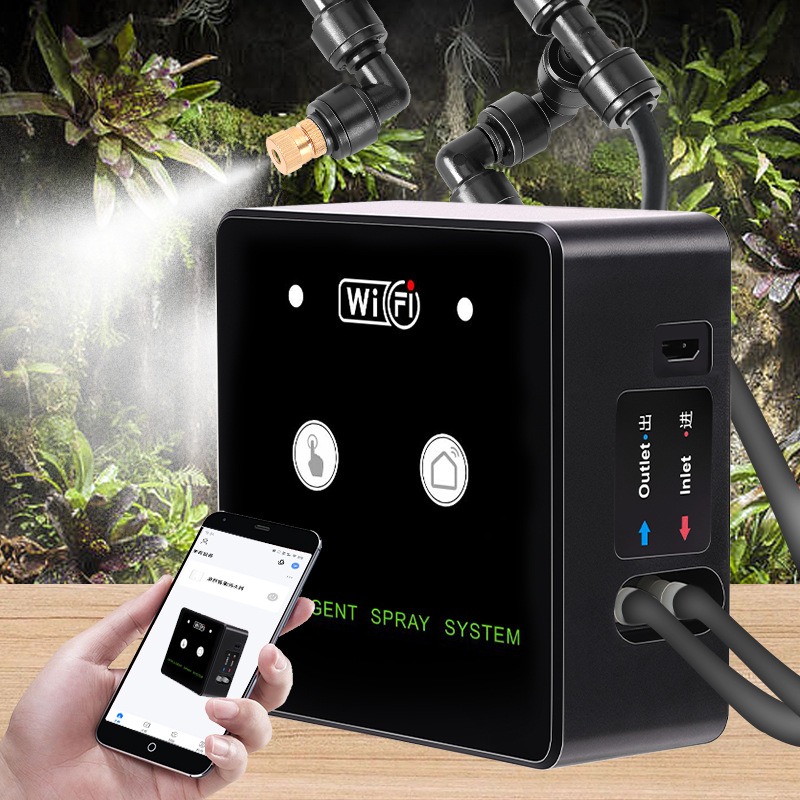 Smart Garden Irrigation System - Hutan hujan Sprayer kontrol WiFi otomatis