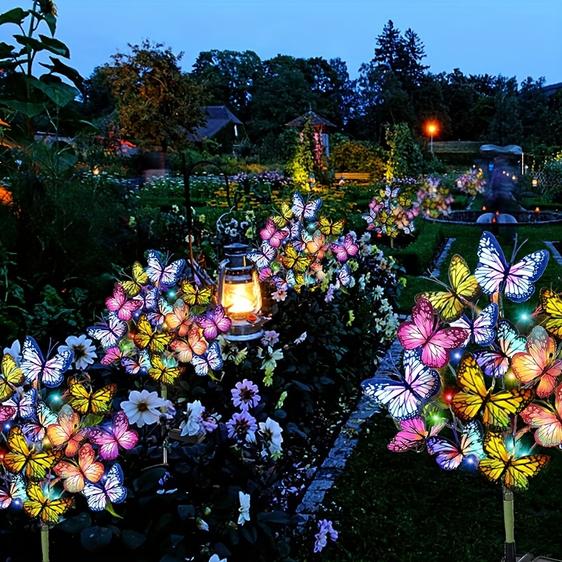 Smart Garden Light Camera - Lampu Taman Kupu-kupu LED Surya Lampu