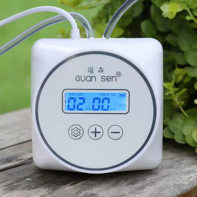 Smart Garden Irrigation System - Set pompa air irigasi tetes otomatis,