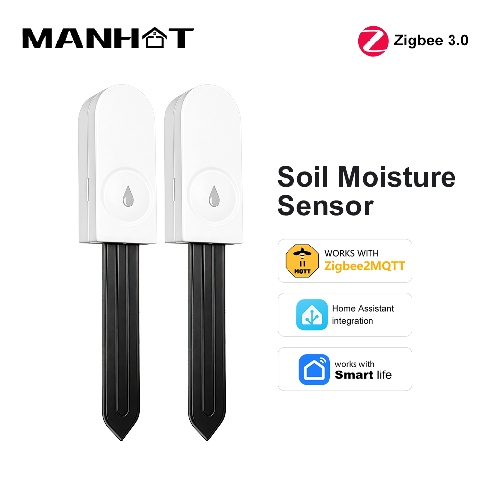 Smart Garden Irrigation System - Sensor Kelembaban Tanah Zigbee 3.0, Termohigrometer
