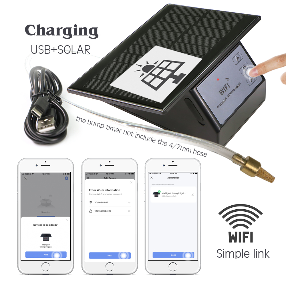 Panel surya Tuya kualitas ting - Smart Garden Irrigation System ulasan dan harga