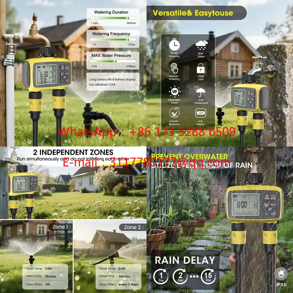 WAP01 Pengatur Waktu Irigasi T - Smart Garden Irrigation System ulasan dan harga