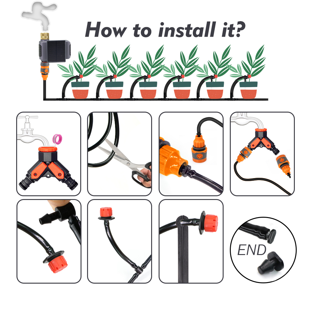 Kit Irigasi Tetes Jarak Jauh P - Smart Garden Irrigation System ulasan dan harga