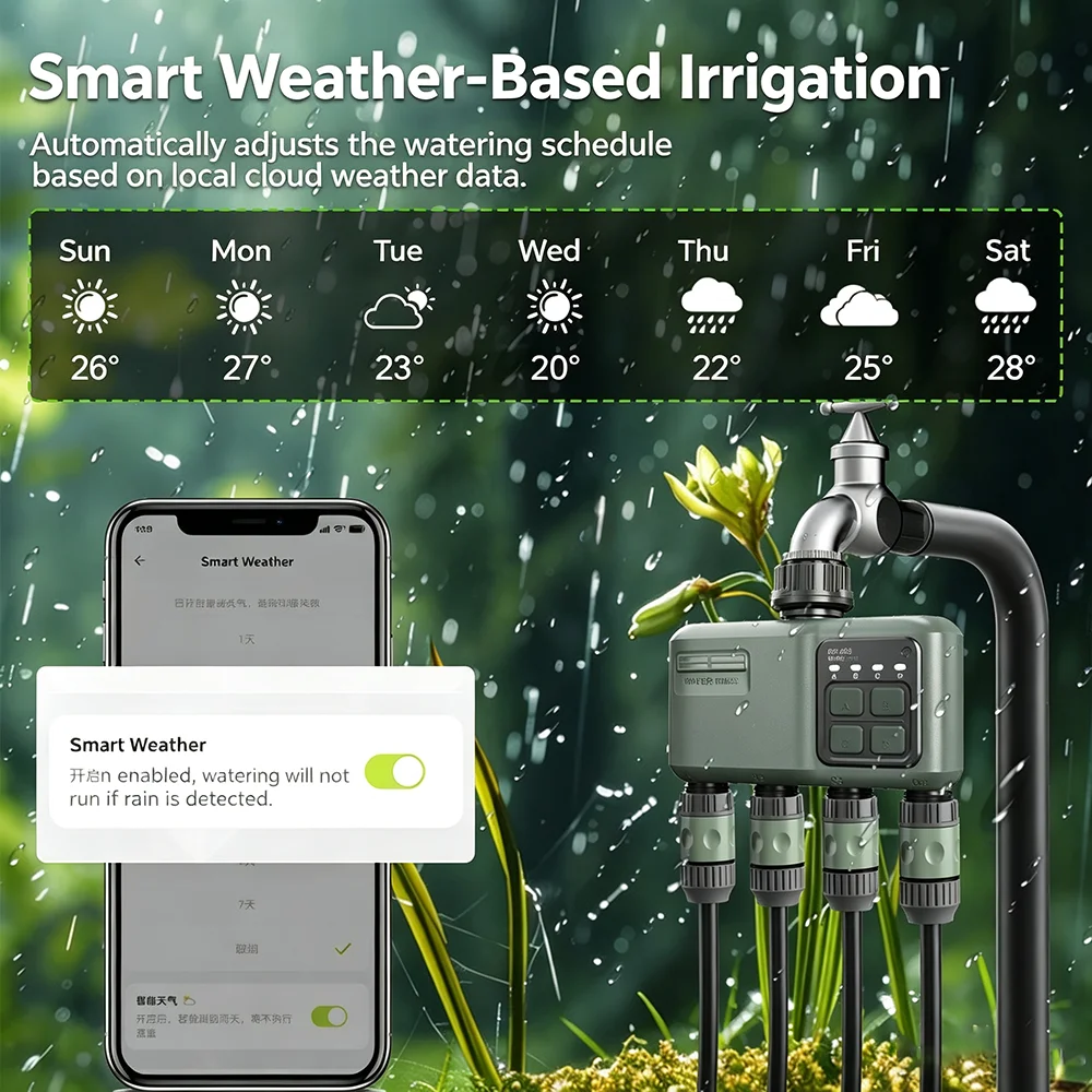 Pengatur Waktu Penyiraman Tama - Smart Garden Nursery ulasan dan harga