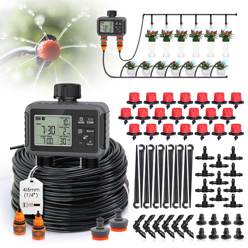 Kit Irigasi Otomatis dengan Ti - Smart Garden Irrigation System ulasan dan harga
